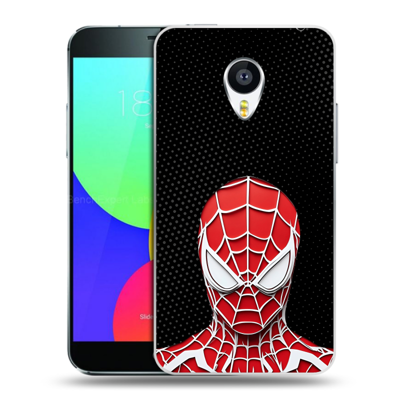 Пластиковый чехол на Meizu MX4 Pro с принтом человек паук spiderman Пластиковый чехол на Meizu MX4 Pro с принтом человек паук spiderman