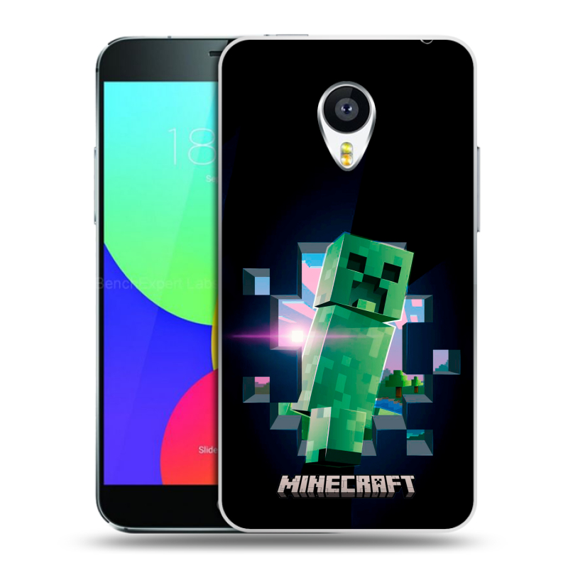 Пластиковый чехол на Meizu MX4 Pro с принтом Майнкрафт Minecraft Пластиковый чехол на Meizu MX4 Pro с принтом Майнкрафт Minecraft