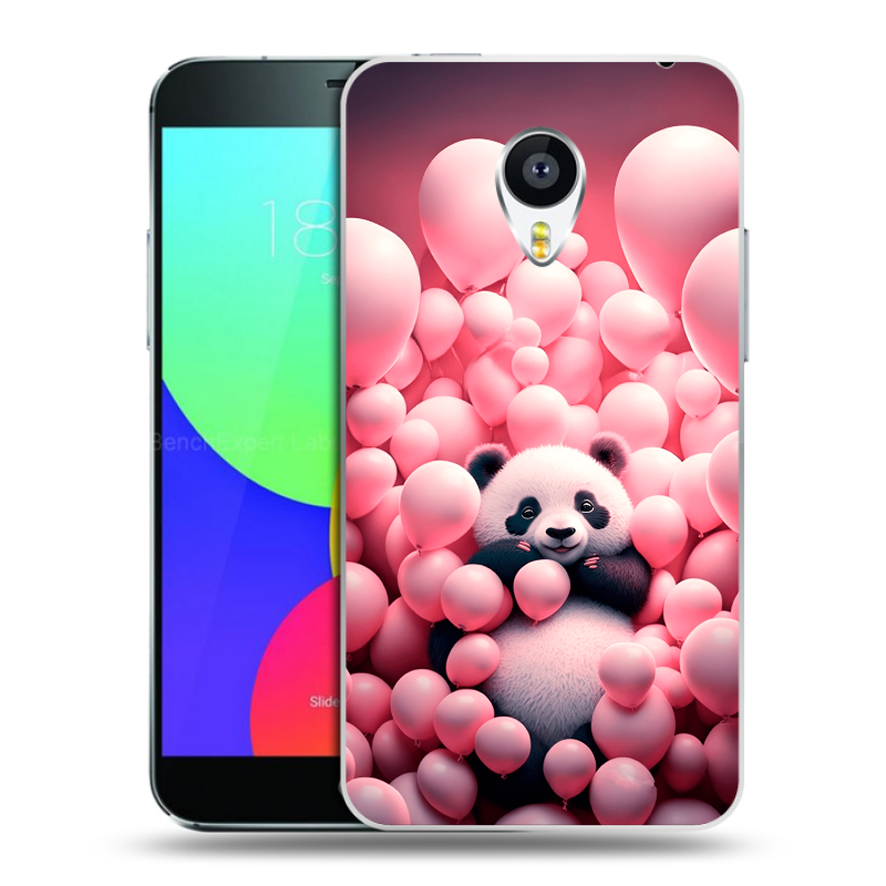 Пластиковый чехол на Meizu MX4 Pro с принтом Панда Пластиковый чехол на Meizu MX4 Pro с принтом Панда