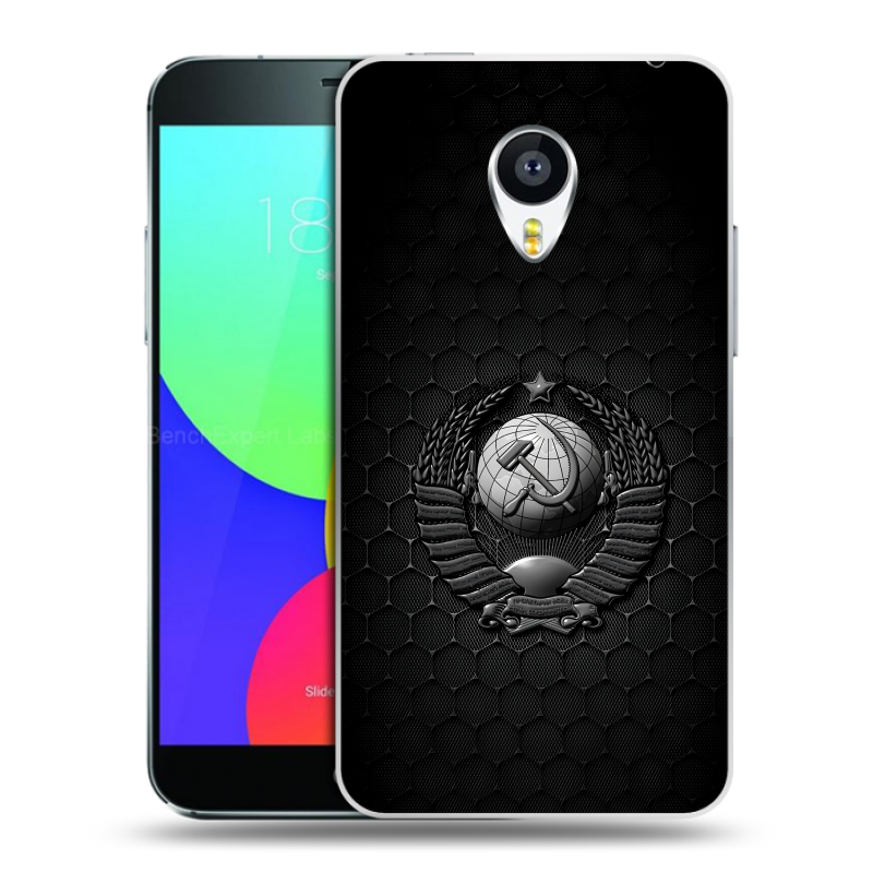 Пластиковый чехол на Meizu MX4 Pro с принтом Герб Флаг СССР Пластиковый чехол на Meizu MX4 Pro с принтом Герб Флаг СССР