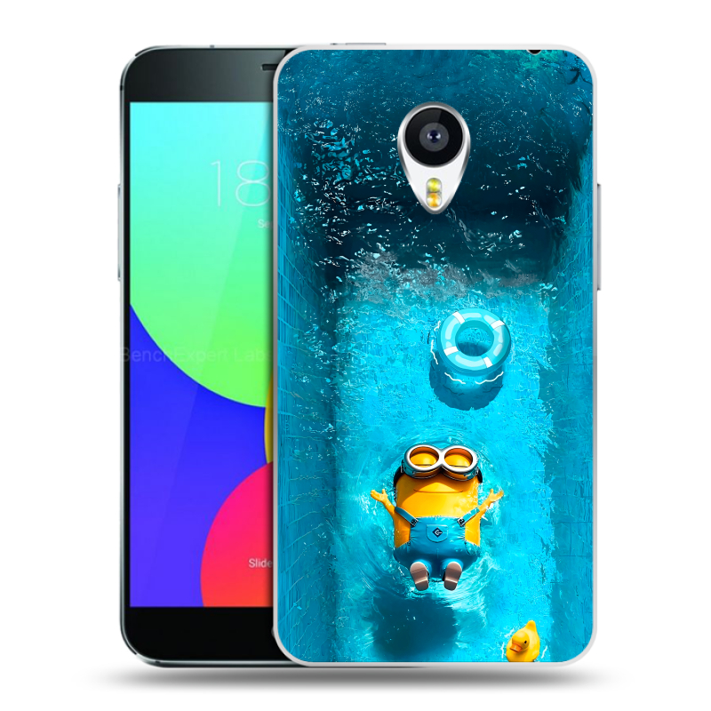 Пластиковый чехол на Meizu MX4 Pro с принтом Миньоны Пластиковый чехол на Meizu MX4 Pro с принтом Миньоны