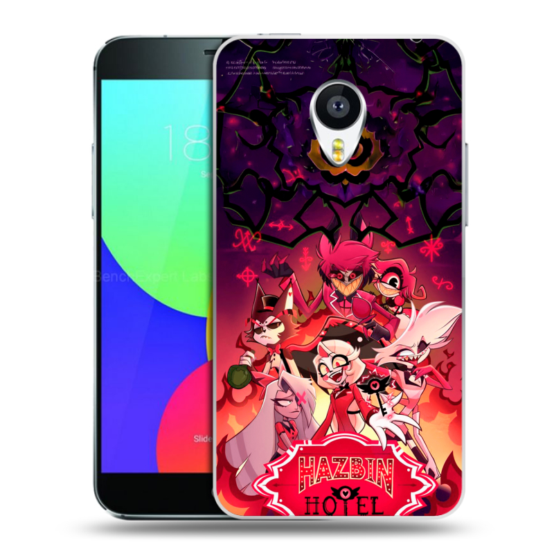 Пластиковый чехол на Meizu MX4 Pro с принтом Hazbin Hotel Отель Хазбин Пластиковый чехол на Meizu MX4 Pro с принтом Hazbin Hotel Отель Хазбин