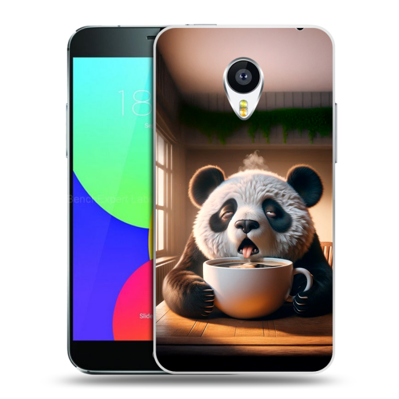 Пластиковый чехол на Meizu MX4 Pro с принтом смешная панда Пластиковый чехол на Meizu MX4 Pro с принтом смешная панда