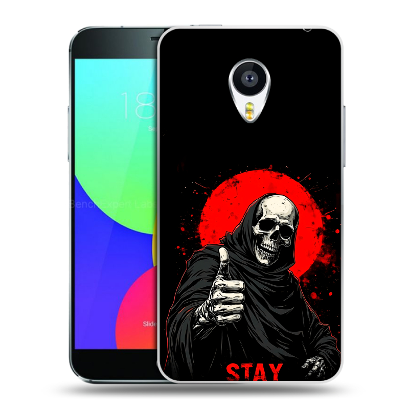 Пластиковый чехол на Meizu MX4 Pro с принтом смешной скелет Пластиковый чехол на Meizu MX4 Pro с принтом смешной скелет