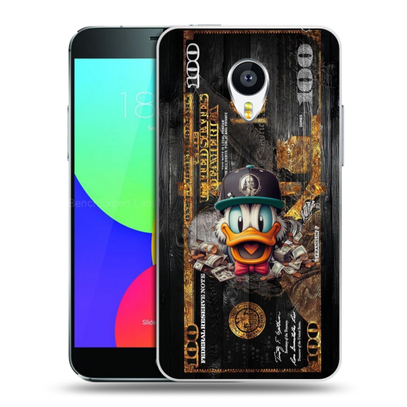 Пластиковый чехол на Meizu MX4 Pro с принтом Дональд Дак Доллар Пластиковый чехол на Meizu MX4 Pro с принтом Дональд Дак Доллар