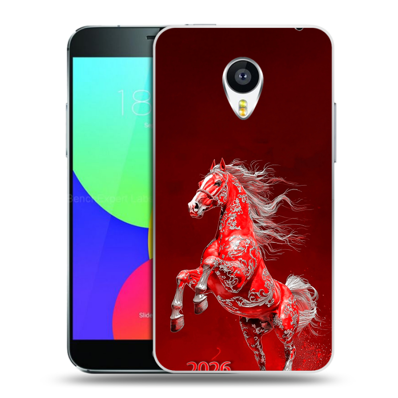 Пластиковый чехол на Meizu MX4 Pro с принтом Новый год Пластиковый чехол на Meizu MX4 Pro с принтом Новый год