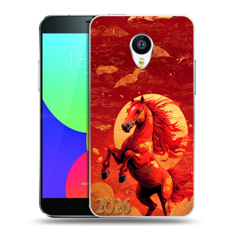 Пластиковый чехол на Meizu MX4 Pro с принтом Новый год Пластиковый чехол на Meizu MX4 Pro с принтом Новый год