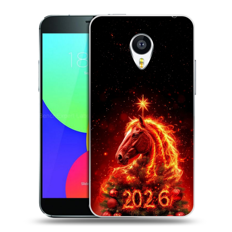 Пластиковый чехол на Meizu MX4 Pro с принтом Новый год Пластиковый чехол на Meizu MX4 Pro с принтом Новый год