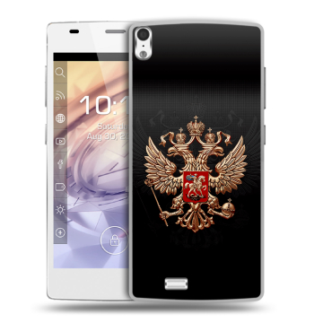 Пластиковый чехол на Prestigio Grace с принтом Герб России Пластиковый чехол на Prestigio Grace с принтом Герб России