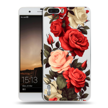 Силиконовый чехол на Huawei Honor 6 Plus с принтом Розы Силиконовый чехол на Huawei Honor 6 Plus с принтом Розы