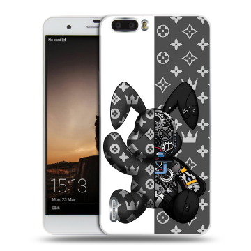 Силиконовый чехол на Huawei Honor 6 Plus с принтом Луи робот