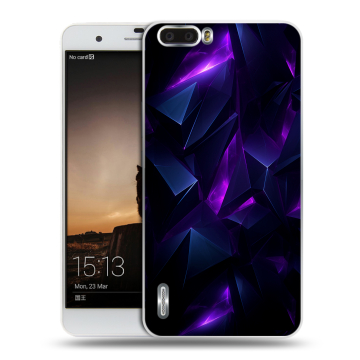 Силиконовый чехол на Huawei Honor 6 Plus с принтом Абстракиция Силиконовый чехол на Huawei Honor 6 Plus с принтом Абстракиция