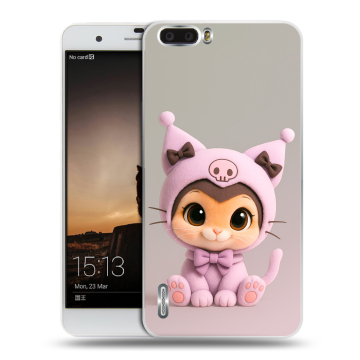 Силиконовый чехол на Huawei Honor 6 Plus с принтом Куроми Kuromi 
