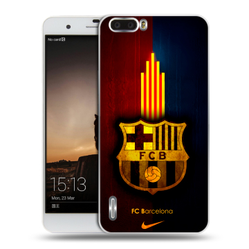 Силиконовый чехол на Huawei Honor 6 Plus с принтом Барселона Barcelona Силиконовый чехол на Huawei Honor 6 Plus с принтом Барселона Barcelona