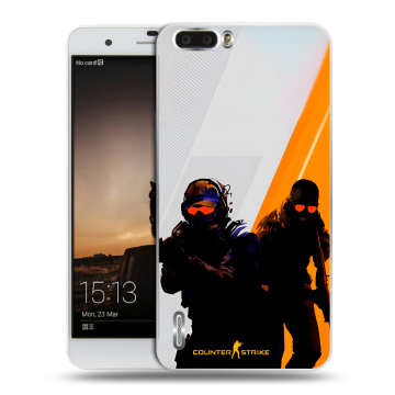Силиконовый чехол на Huawei Honor 6 Plus с принтом Контер страйк Counter strike Силиконовый чехол на Huawei Honor 6 Plus с принтом Контер страйк Counter strike