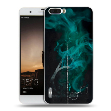 Силиконовый чехол на Huawei Honor 6 Plus с принтом Гарри Поттер Harry Potter