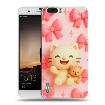 Силиконовый чехол на Huawei Honor 6 Plus с принтом для девочек Силиконовый чехол на Huawei Honor 6 Plus с принтом для девочек