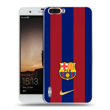 Силиконовый чехол на Huawei Honor 6 Plus с принтом Барселона Barcelona Силиконовый чехол на Huawei Honor 6 Plus с принтом Барселона Barcelona