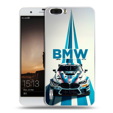 Силиконовый чехол на Huawei Honor 6 Plus с принтом БМВ BMW Силиконовый чехол на Huawei Honor 6 Plus с принтом БМВ BMW