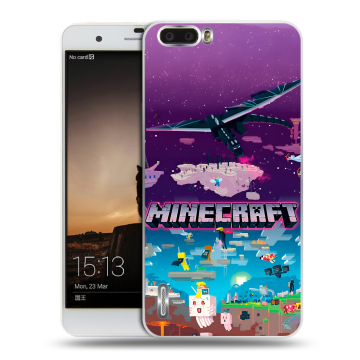 Силиконовый чехол на Huawei Honor 6 Plus с принтом Майнкрафт Minecraft Силиконовый чехол на Huawei Honor 6 Plus с принтом Майнкрафт Minecraft