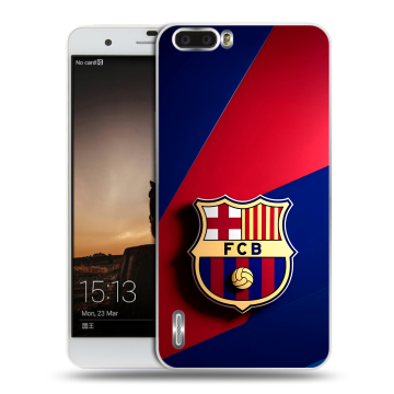 Силиконовый чехол на Huawei Honor 6 Plus с принтом Барселона Barcelona Силиконовый чехол на Huawei Honor 6 Plus с принтом Барселона Barcelona