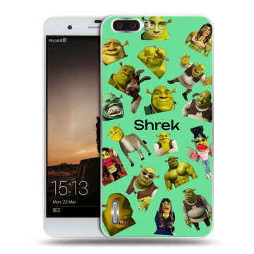 Силиконовый чехол на Huawei Honor 6 Plus с принтом Шрек Shrek Силиконовый чехол на Huawei Honor 6 Plus с принтом Шрек Shrek