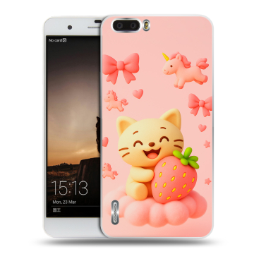 Силиконовый чехол на Huawei Honor 6 Plus с принтом для девочек Силиконовый чехол на Huawei Honor 6 Plus с принтом для девочек