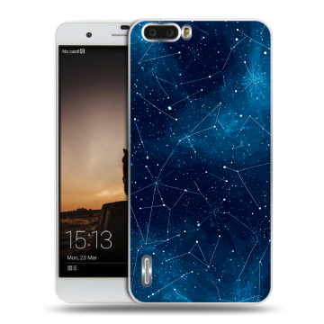 Силиконовый чехол на Huawei Honor 6 Plus с принтом Космос звезды Силиконовый чехол на Huawei Honor 6 Plus с принтом Космос звезды