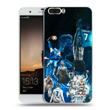 Силиконовый чехол на Huawei Honor 6 Plus с принтом Реал Роналдо