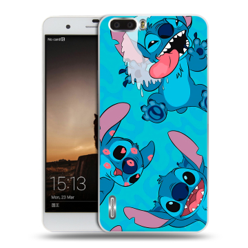 Силиконовый чехол на Huawei Honor 6 Plus с принтом Лило и Стич Силиконовый чехол на Huawei Honor 6 Plus с принтом Лило и Стич