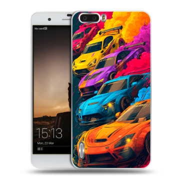 Силиконовый чехол на Huawei Honor 6 Plus с принтом Тачки Силиконовый чехол на Huawei Honor 6 Plus с принтом Тачки