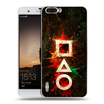 Силиконовый чехол на Huawei Honor 6 Plus с принтом Squid Game Игра кальмара Силиконовый чехол на Huawei Honor 6 Plus с принтом Squid Game Игра кальмара