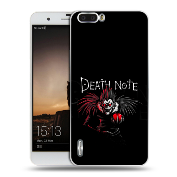 Силиконовый чехол на Huawei Honor 6 Plus с принтом Death note Тетрадь смерти Силиконовый чехол на Huawei Honor 6 Plus с принтом Death note Тетрадь смерти