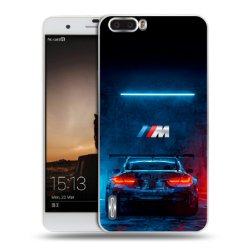 Силиконовый чехол на Huawei Honor 6 Plus с принтом BMW БМВ