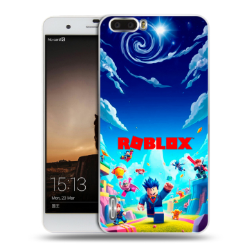 Силиконовый чехол на Huawei Honor 6 Plus с принтом Roblox Роблокс Силиконовый чехол на Huawei Honor 6 Plus с принтом Roblox Роблокс