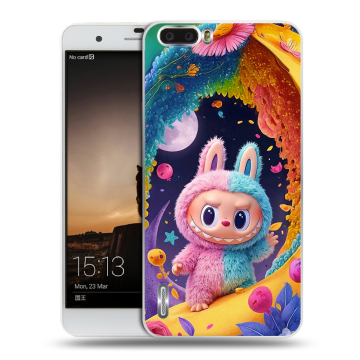 Силиконовый чехол на Huawei Honor 6 Plus с принтом Labubu Лабубу Силиконовый чехол на Huawei Honor 6 Plus с принтом Labubu Лабубу