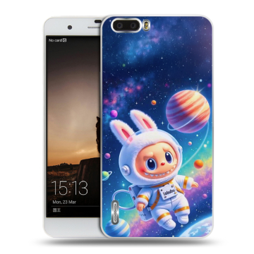 Силиконовый чехол на Huawei Honor 6 Plus с принтом Labubu Лабубу Силиконовый чехол на Huawei Honor 6 Plus с принтом Labubu Лабубу