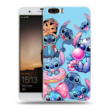 Силиконовый чехол на Huawei Honor 6 Plus с принтом Лило и Стич Силиконовый чехол на Huawei Honor 6 Plus с принтом Лило и Стич