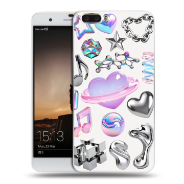 Силиконовый чехол на Huawei Honor 6 Plus с принтом Y2K Силиконовый чехол на Huawei Honor 6 Plus с принтом Y2K