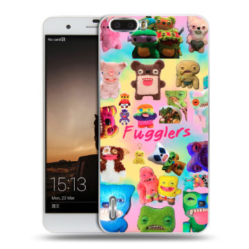 Силиконовый чехол на Huawei Honor 6 Plus с принтом Флагер Fuggler