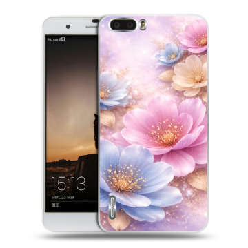 Силиконовый чехол на Huawei Honor 6 Plus с принтом женский Силиконовый чехол на Huawei Honor 6 Plus с принтом женский