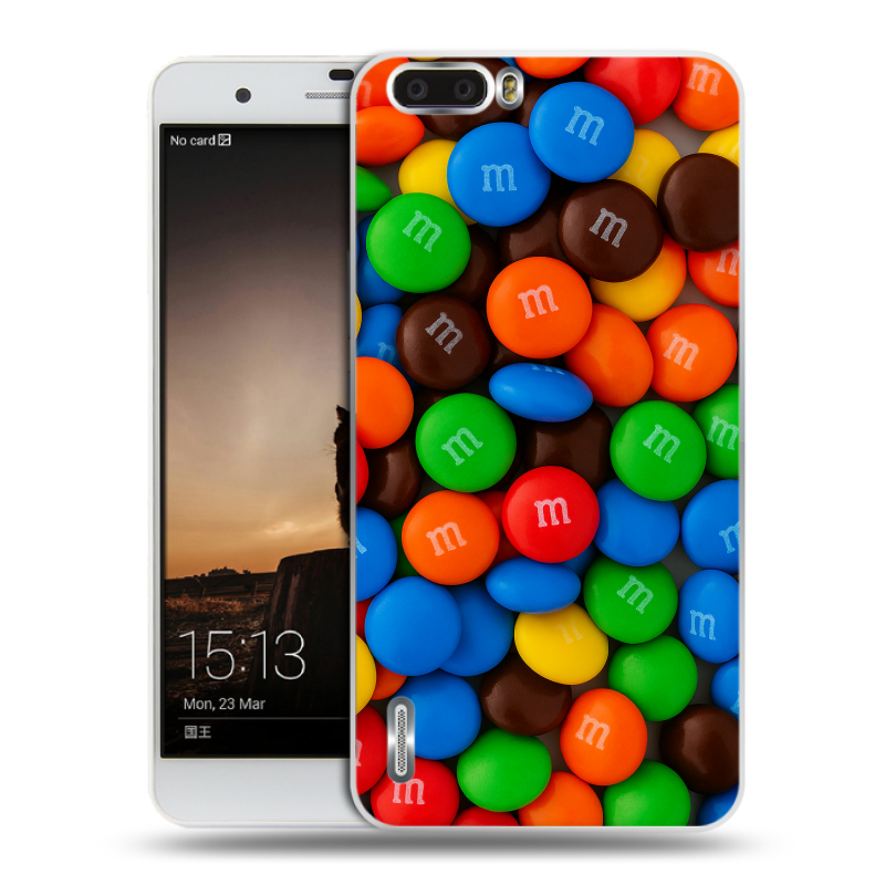 Пластиковый чехол на Huawei Honor 6 Plus с принтом Конфеты Пластиковый чехол на Huawei Honor 6 Plus с принтом Конфеты