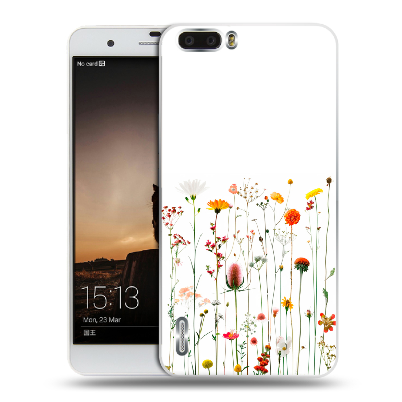 Пластиковый чехол на Huawei Honor 6 Plus с принтом цветы Пластиковый чехол на Huawei Honor 6 Plus с принтом цветы