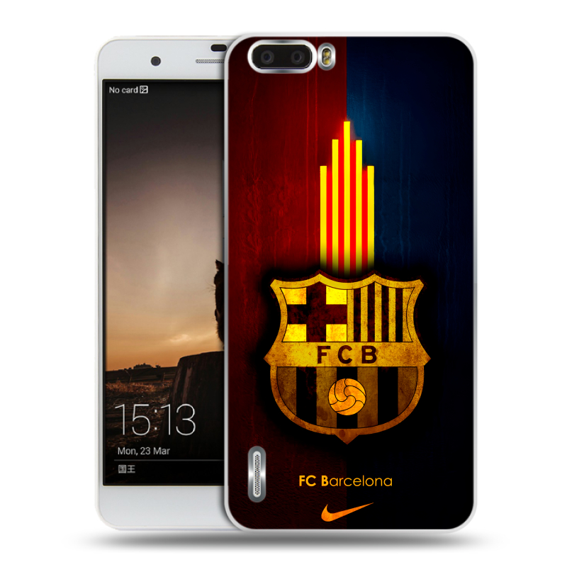 Пластиковый чехол на Huawei Honor 6 Plus с принтом Барселона Barcelona Пластиковый чехол на Huawei Honor 6 Plus с принтом Барселона Barcelona