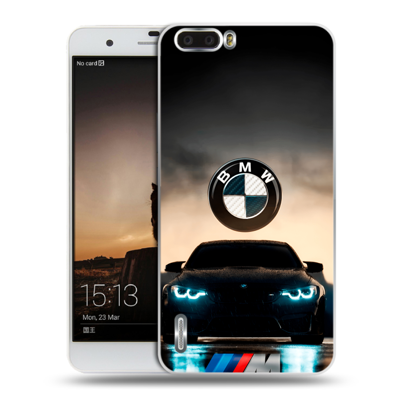 Пластиковый чехол на Huawei Honor 6 Plus с принтом БМВ BMW Пластиковый чехол на Huawei Honor 6 Plus с принтом БМВ BMW