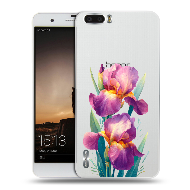 Пластиковый чехол на Huawei Honor 6 Plus с принтом Цветы орхидеи Пластиковый чехол на Huawei Honor 6 Plus с принтом Цветы орхидеи