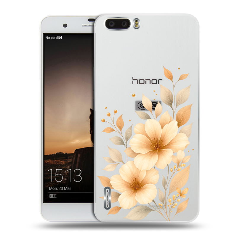 Пластиковый чехол на Huawei Honor 6 Plus с принтом для девушки Пластиковый чехол на Huawei Honor 6 Plus с принтом для девушки