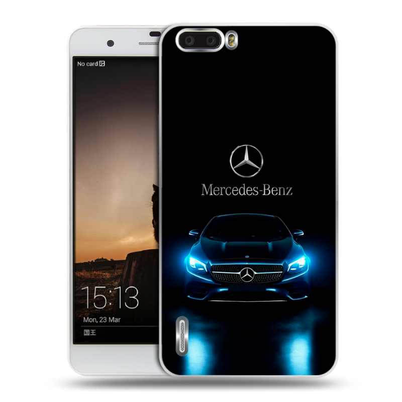 Пластиковый чехол на Huawei Honor 6 Plus с принтом Mercedes Мерседес Пластиковый чехол на Huawei Honor 6 Plus с принтом Mercedes Мерседес