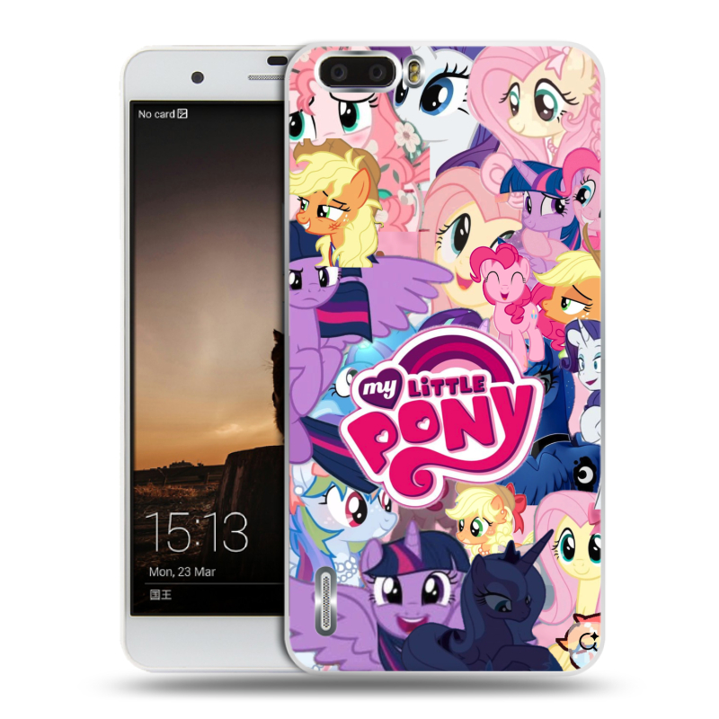 Пластиковый чехол на Huawei Honor 6 Plus с принтом My little pony Дружба чудо Пластиковый чехол на Huawei Honor 6 Plus с принтом My little pony Дружба чудо