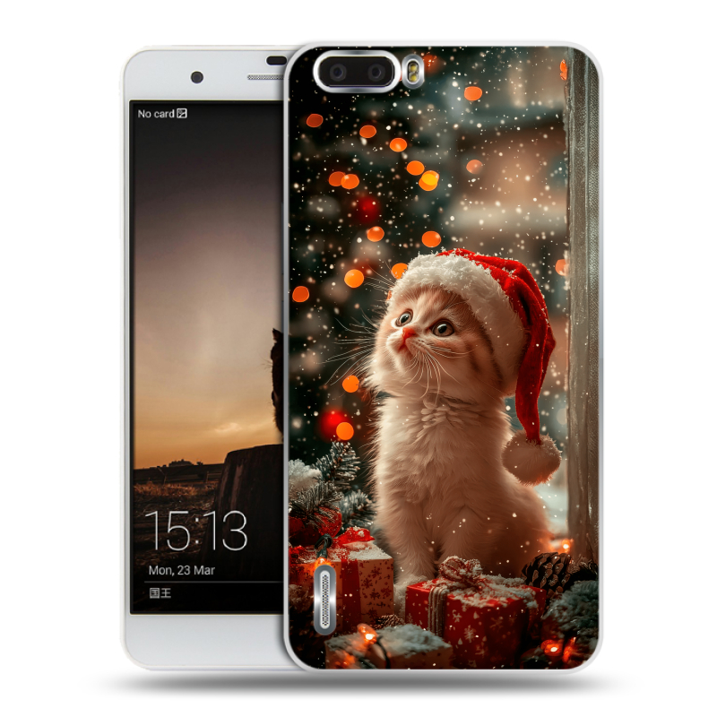 Пластиковый чехол на Huawei Honor 6 Plus с принтом Новый год Пластиковый чехол на Huawei Honor 6 Plus с принтом Новый год